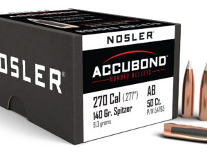 Nosler 54765 AccuBond  270Win 140gr Spitzer Point 50/Box
