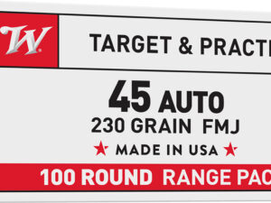 Winchester Ammo USA45AVP USA Value Pack 45ACP 230gr Full Metal Jacket 100 Per Box/5 Case