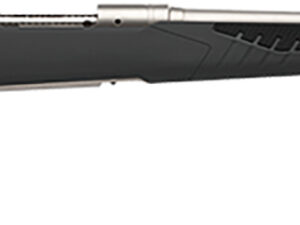 Savage Arms 57052 110 Storm Full Size 270 Win 4+1 22" Matte Button-Rifled Barrel, Matte Drilled & Tapped Stainless Steel Receiver, AccuStock Matte Gray Synthetic Stock, Right Hand