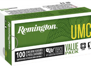Remington Ammunition 23765 UMC Value Pack 9mmLuger 115gr Full Metal Jacket 100 Per Box/6 Case