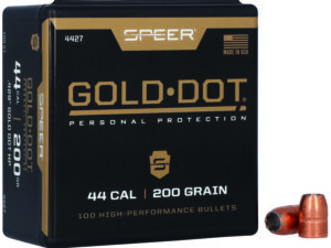Speer 4427 Gold Dot Personal Protection 44Cal 200gr Hollow Point 50 Per Box/5 Case