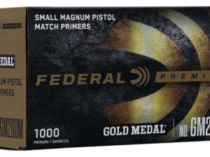 Federal GM200M Gold Medal Premium Small Pistol Multi Caliber Handgun 1000 Per Box/5 Case