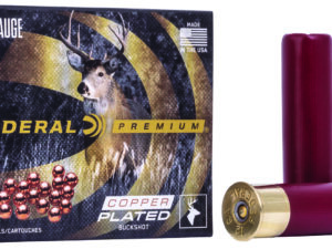Federal P135F00 Premium Magnum 12Gauge 3.50" 18Pellets 2 1/4oz 00BuckShot 5 Per Box/50 Case