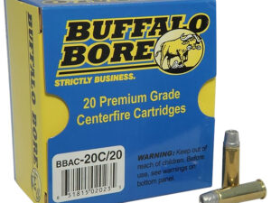 Buffalo Bore Ammunition 20C20 Standard Pressure Strictly Business 38Special 158gr Lead Semi Wad Cutter Hollow Point 20 Per Box/12 Case