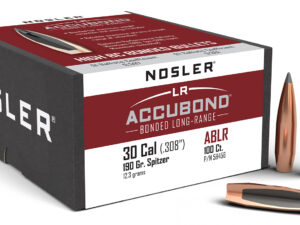 Nosler 58456 AccuBond Long Range 30Cal 190gr Spitzer Point 100/Box