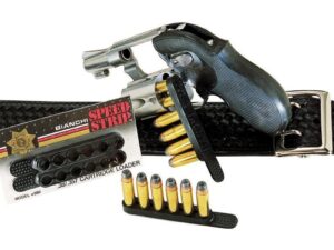 Bianchi Model 585 Speed Strips 38 Special and 357 Magnum Black