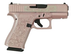 Glock 43x MOS "Glock N Roses" Rose Gold Handgun 9mm Luger 10rd Magazines (2) 3.41" Barrel