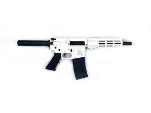 Great Lakes AR-15 Pistol .223 Wylde 30rd Magazine 7.5" Nitride Barrel White Finish