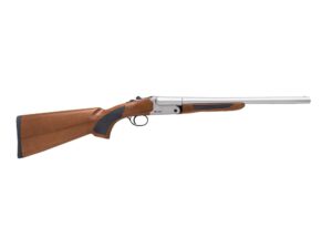 Legacy Sports Citadel Boss SxS Shotgun 20ga 3" Chamber 2rd Capacity 18.5" Barrel Nickel Walnut Stock
