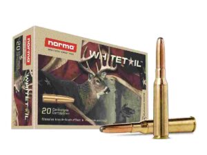 Norma WhiteTail Rifle Ammunition 7.7 Jap 174gr PSP 2493 fps 20/ct