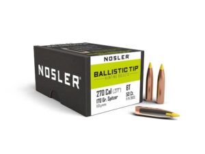 Nosler Ballistic Tip Hunting Rifle Bullets 270 cal 170g PT 50/ct