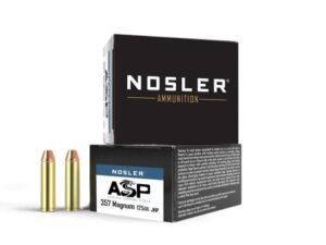 Nosler ASP Handgun Ammunition .357 Mag 125gr JHP 1450 fps 20/ct
