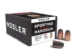 Nosler Sporting Handgun Revolver Bullets .44 cal .429" 240 gr JHP 250/ct