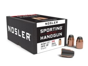 Nosler Sporting Handgun Revolver Bullets .44 cal .429" 240 gr JSP 250/ct