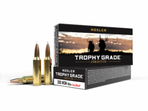 Nosler Accubond Trophy Grade Rifle Ammunition .300 WSM 180 gr PT 2950 fps 20/ct