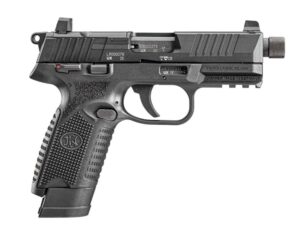 FN USA 502 Tactical Handgun .22 LR 10rd & 15rd Magazines (2) 4.6" Threaded Barrel Black