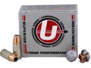 Underwood Ammo Handgun Ammunition 9mm Luger(+P+) 147gr JHP 1175 fps 20/ct