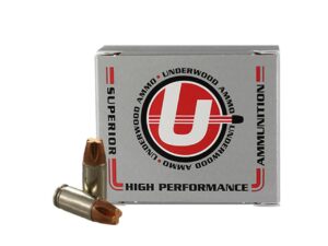 Underwood Hunting & Self Defense Handgun Ammunition 9mm Luger(+P) 115gr Solid 1250 fps 20/ct
