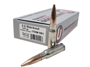 Underwood Subsonic Rifle Ammunition 8.6 Blackout 300gr HPBT 950 fps 20/ct