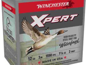 Winchester Xpert High-Velocity Steel Shotshells 12 ga 2-3/4" 1-1/16 oz 1550 fps #3 25/ct