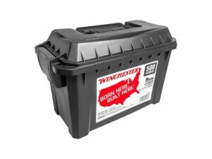 Winchester Handgun Can Ammunition 9mm Luger 115 gr. FMJ 1190 fps 500/ct