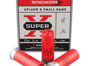 Winchester Super-X High-Brass Shotshells 12 ga 2-3/4" 1-1/4 oz 1330 fps #4 25/ct