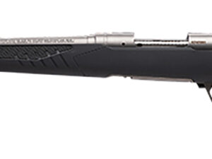 Savage Arms 57170 110 Storm Full Size 6.5 Creedmoor 4+1 22" Matte Button-Rifled Barrel, Matte Drilled & Tapped Stainless Steel Receiver, Adj AccuStock Matte Gray Synthetic Stock, Left Hand