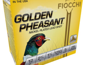 Fiocchi 12GP5 Golden Pheasant Extrema 12Gauge 2.75" 1 3/8oz 5Shot 25 Per Box/10 Case