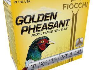 Fiocchi 12GP6 Golden Pheasant Extrema 12Gauge 2.75" 1 3/8oz 6Shot 25 Per Box/10 Case