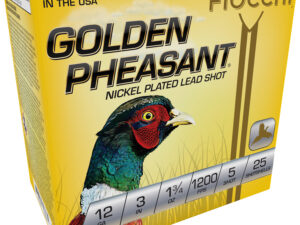 Fiocchi 123GP5 Golden Pheasant Extrema 12Gauge 3" 1 3/4oz 5Shot 25 Per Box/10 Case