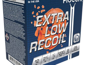 Fiocchi 1278OZ8 Exacta Target Low Recoil Trainer 12Gauge 2.75" 7/8oz 8Shot 25 Per Box/10 Case