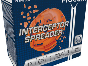 Fiocchi 12CPTR8 Exacta Target Interceptor Spreader 12Gauge 2.75" 1oz 8Shot 25 Per Box/10 Case
