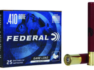 Federal H4136 Game-Shok High Brass 410Gauge 3" 11/16oz 6Shot 25 Per Box/10 Case