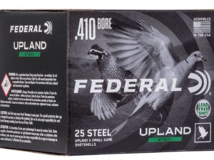 Federal USH4106 Upland Field & Range 410Gauge 3" 3/8oz 6Shot 25 Per Box/10 Case