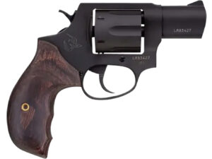 Taurus 2-856021SW 856  Small 38 Special +P 6 Shot 2" Matte Black Alloy Steel Barrel, Cylinder & Frame, Walnut Grip Transfer Bar Safety, Exposed Hammer