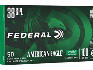 Federal AE38LF1 American Eagle IRT  38Special 100gr Lead Free IRT 50 Per Box/10 Case