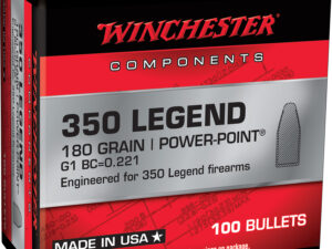Winchester Ammo WB350P180X Centerfire Rifle  350Legend 180gr Power Point 100 Per Box/10 Case