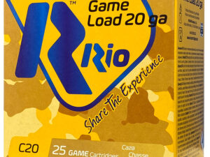 Rio Ammunition RC206 Game Load  20Gauge 2.75" 1oz 6Shot 25 Per Box/10 Case