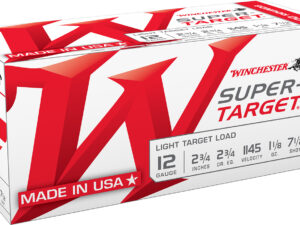 Winchester Ammo TRGT127VP Super-Target Light Target 12Gauge 2.75" 1 1/8oz 7.5Shot 100 Bx/2 Case *Value Pack