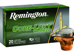 Remington Ammunition 29017 Core-Lokt Tipped  6.5Creedmoor 129gr Core-Lokt Tipped 20 Per Box/10 Case
