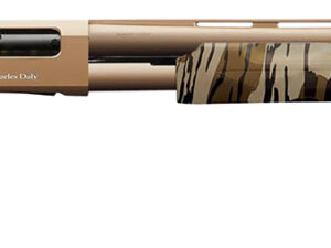 Charles Daly 930315 301  12 Gauge with 24" Barrel, 3" Chamber, 4+1 Capacity, Flat Dark Earth Metal Finish & Mossy Oak Bottomland Synthetic Stock Right Hand (Full Size)