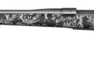 Christensen Arms 8010112100 Mesa FFT 300 PRC 3+1 22" Threaded Barrel, Tungsten Gray Cerakote, Black with Gray Webbing Stock, Left Hand