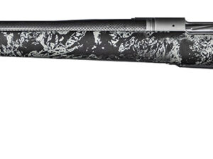 Christensen Arms 8010618400 Ridgeline FFT 300 PRC 3+1 22" Carbon Fiber/Threaded Barrel, Stainless Steel, Black with Gray Accents Stock, Left Hand