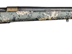 Christensen Arms 8010618700 Ridgeline FFT 243 Win 4+1 20" Carbon Fiber/Threaded Barrel, Burnt Bronze Cerakote, Green with Black/Tan Accents Stock