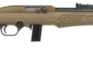 Rossi RS22L1811L RS22  Semi-Auto 22 LR 10+1 18" Black Barrel, Bronze Monte Carlo Stock/Rec, Fiber Optic Sights