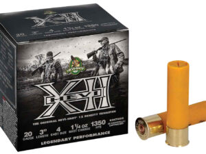 HEVI-Shot HS53204 HEVI-XII  20Gauge 3" 1 1/4oz Tungsten 4Shot 25 Per Box/10 Case