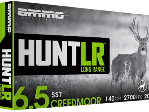 Ammo Inc 65CM140SSTA20 Hunt Long Range 6.5Creedmoor 140gr Super Shock Tip 20 Per Box/10 Case