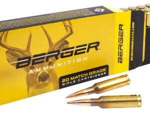 Berger Bullets 31070 Target Rifle 6.5Creedmoor 156gr Hybrid 20 Per Box/10 Case