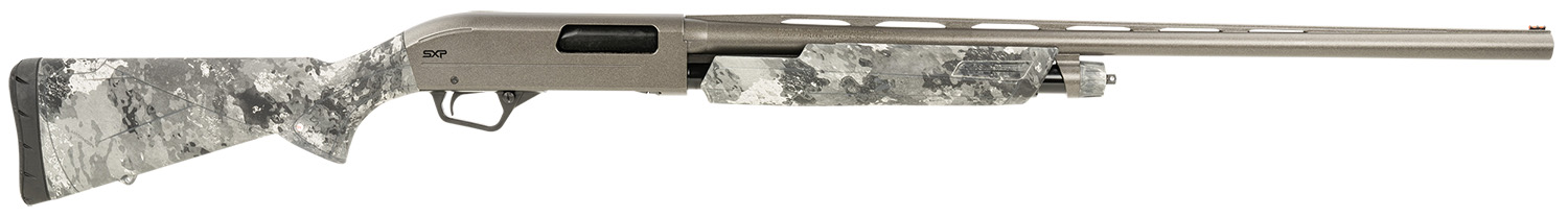 Winchester Repeating Arms 512449292 SXP Hybrid Hunter 12 Gauge 3.5" Chamber 4+1 (2.75") 28", Gray Barrel/Rec, TrueTimber Midnight Furniture, TruGlo Fiber Optic Sight, Includes 3 Invector-Plus Chokes