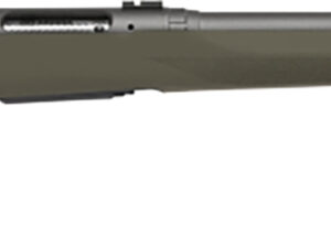 Savage Arms 58035 110 Trail Hunter 350 Legend 4+1 18" Threaded/Medium Heavy Profile, Tungsten Gray Cerakote Barrel/Rec, OD Green Hogue Overmold Stock, Adj. AccuTrigger, Weaver Base